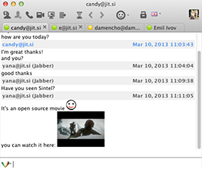 Message window